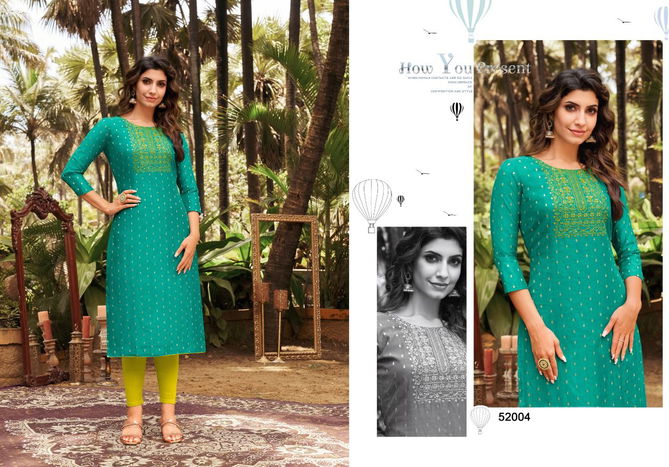 Kapil Trendz Amory 7 Embroidery Wholesale Kurti Collection